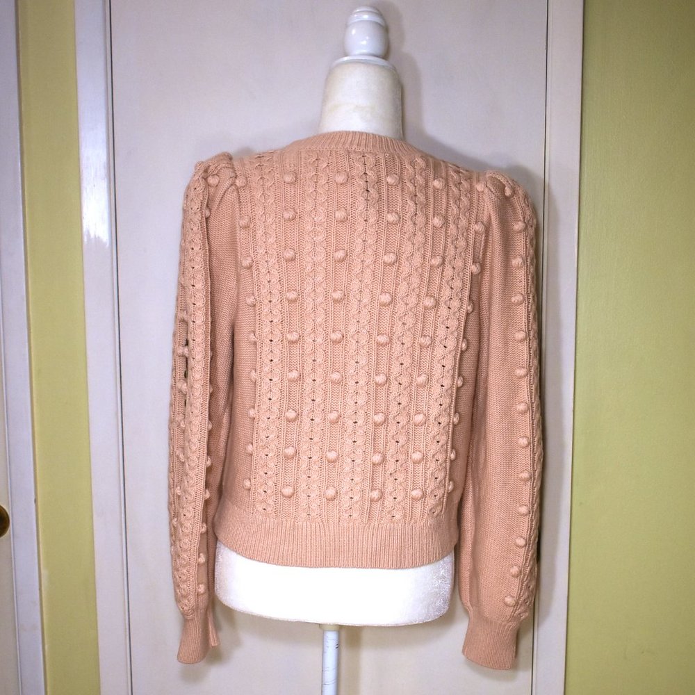 Alice + Olivia | Kitty Puff Sleeve Cardigan - Picture 8 of 16